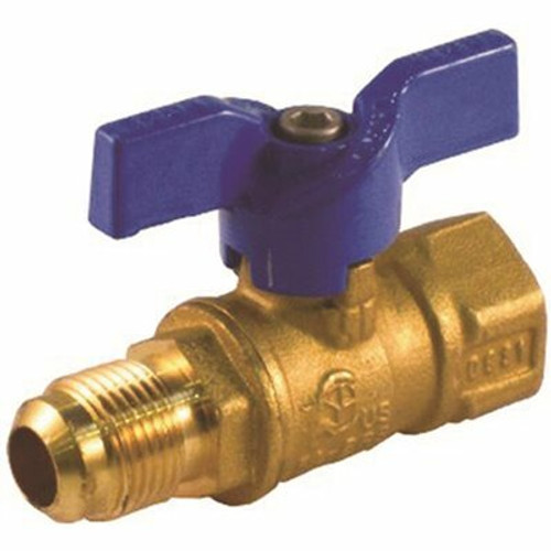 Jomar 1/2 in. Flare X 3/8 in. Flare Gas Ball Valve Jomar 1/2 in. Flare X 3/8 in. Flare Gas Ball Valve