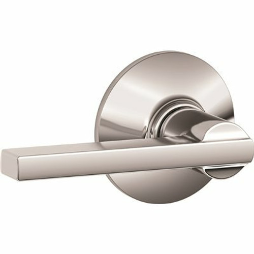 Schlage Latitude Bright Chrome Bed and Bath Lever