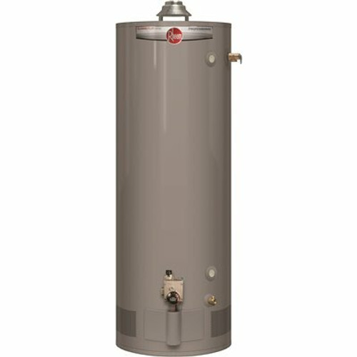Rheem 48 gal. 60,000 BTU Pro Classic Tall Atmospheric Residential Natural Gas Water Heater, Side T&P Relief Valve Rheem 48 gal. 60,000 BTU Pro Classic Tall Atmospheric Residential Natural Gas Water Heater, Side T&P Relief Valve