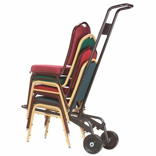 National Public Seating 150 lbs. Weight Capacity Dolly for Stack Chairs Includes Hooked on Bungee Cord For Ease of Transport National Public Seating 150 lbs. Weight Capacity Dolly for Stack Chairs Includes Hooked on Bungee Cord For Ease of Transport