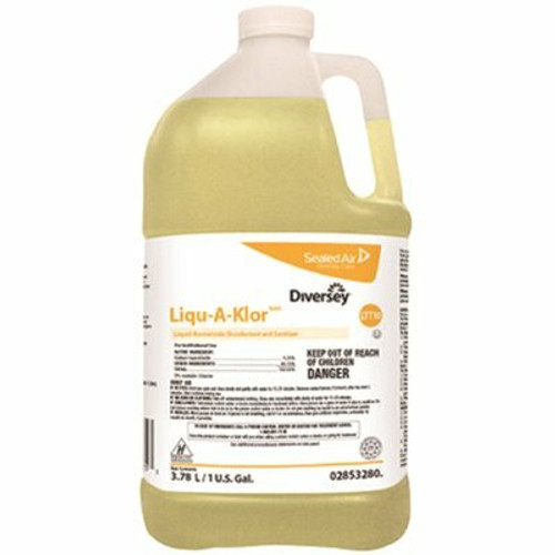 LIQU-A-KLOR 1 Gal. Disinfectant and Sanitizer, Liquid-Bactericide, (4-Case)