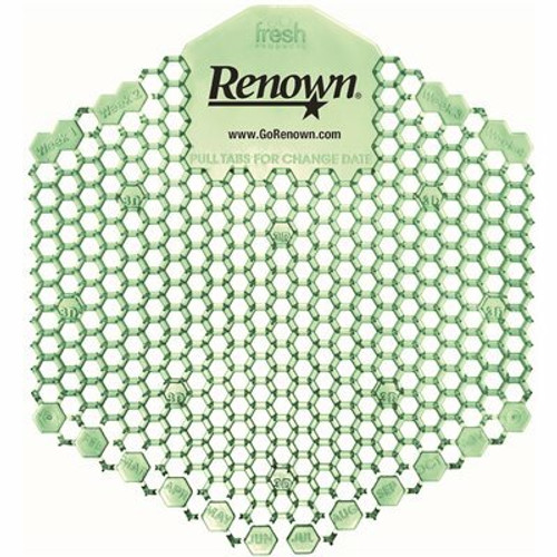 Renown Wave 3D Cucumber Melon Urinal Screen (10 per Box) Renown Wave 3D Cucumber Melon Urinal Screen (10 per Box)