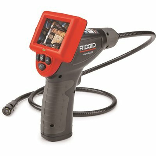 CA-25 Micro Visual Inspection & Diagnostic Handheld Camera w/ 2.7 in. Color Display, 4 ft. Fixed Waterproof Camera Cable