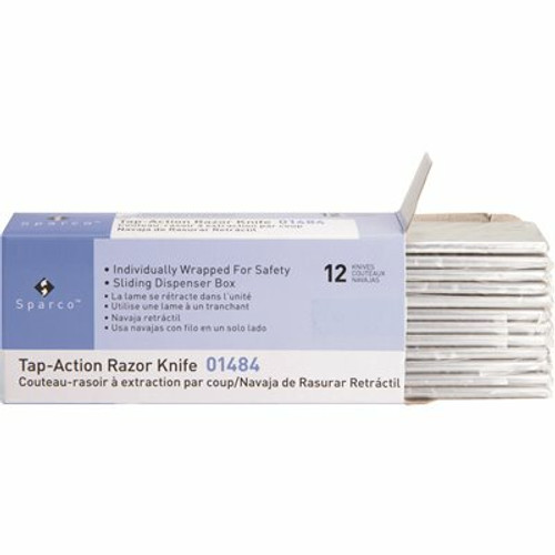 Sparco Tap Action Straight Cutting Razor Knife Sparco Tap Action Straight Cutting Razor Knife