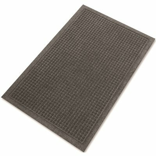 Genuine Joe 36 in. x 60 in. Charcoal Gray Eternity Mat