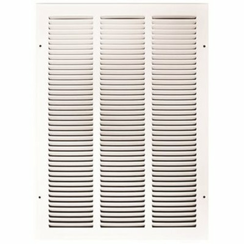 TruAire 14 in. x 20 in. White Stamped Return Air Grille TruAire 14 in. x 20 in. White Stamped Return Air Grille