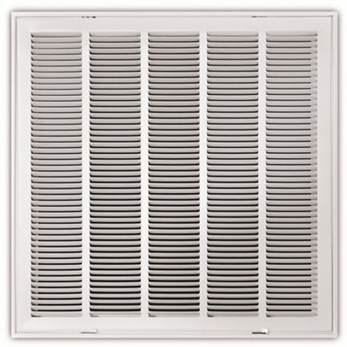 TruAire 24 in. x 24 in. White Stamped Return Air Filter Grille with Removable Face TruAire 24 in. x 24 in. White Stamped Return Air Filter Grille with Removable Face