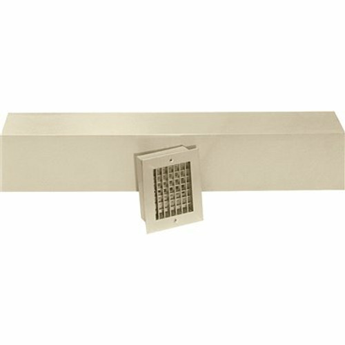 GE 49-1/2 in. H x 10 in. W x 12 in. D Duct Extension, Register and Trim Flange