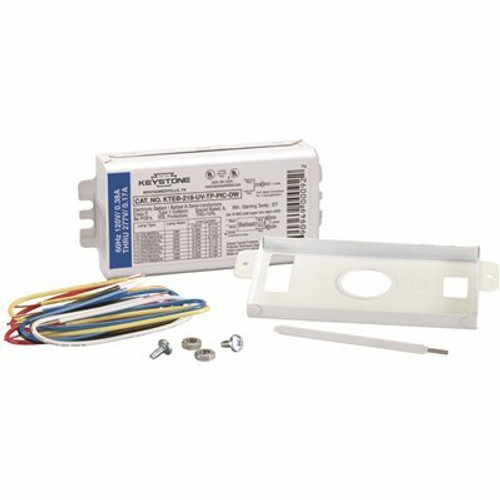 Keystone Technologies 18-Watt 1 or 2-Lamp CFL Rapid Start Electronic Fluorescent Replacement Ballast Keystone Technologies 18-Watt 1 or 2-Lamp CFL Rapid Start Electronic Fluorescent Replacement Ballast