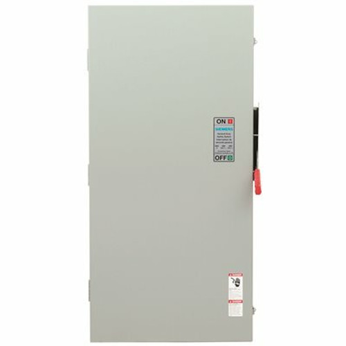 Siemens General Duty 400 Amp 240-Volt Double Pole Indoor Fusible Safety Switch