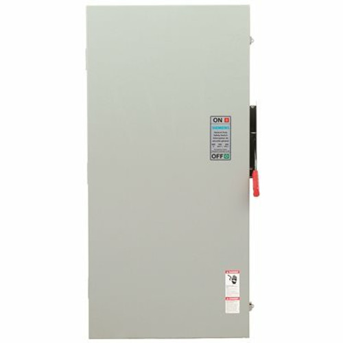 Siemens General Duty 600 Amp 240-Volt Double Pole Outdoor Fusible Safety Switch