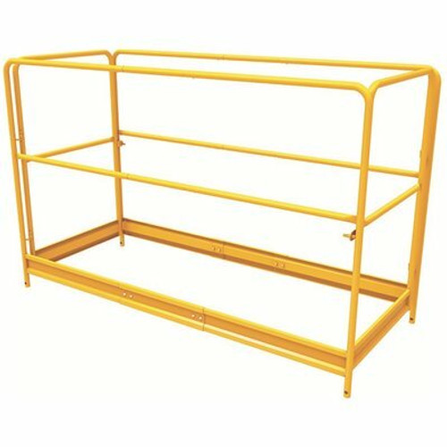 MetalTech 6 ft. x 2.5 ft. x 3.4 ft. Steel Scaffold Guardrails System, Parts/Accessories for Baker Scaffolding Towers MetalTech 6 ft. x 2.5 ft. x 3.4 ft. Steel Scaffold Guardrails System, Parts/Accessories for Baker Scaffolding Towers