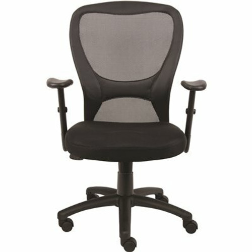 BOSS Office Products Black Modern Styled Mesh Desk Chair BOSS Office Products Black Modern Styled Mesh Desk Chair