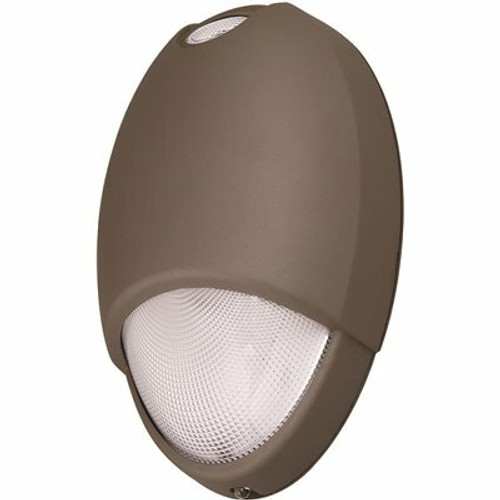 Hubbell Lighting Compass 18-Watt Dark Bronze Integrated Led Decorative Emergency Light with Heater and Photocontrol