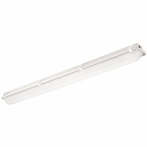Hubbell Lighting Columbia 18-Watt 4 ft. White Integrated LED Industrial Vaportite Lensed Strip Light