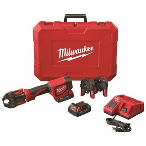 MILWAUKEE ELECTRIC TOOL M18 18-Volt Lithium-Ion Cordless Short Throw Press Tool Kit with PEX Crimp Jaws MILWAUKEE ELECTRIC TOOL M18 18-Volt Lithium-Ion Cordless Short Throw Press Tool Kit with PEX Crimp Jaws