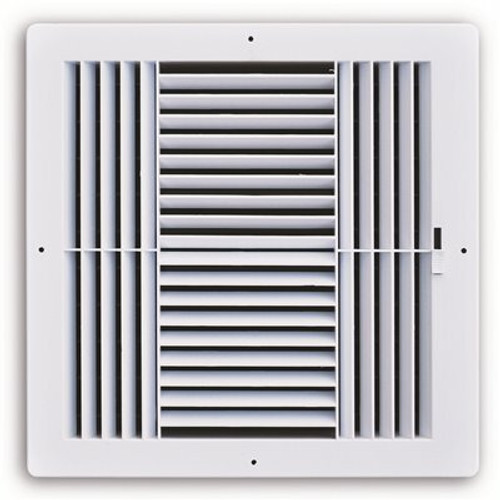 TruAire 10 in. x 10 in. 4-Way Plastic Wall/Ceiling Register