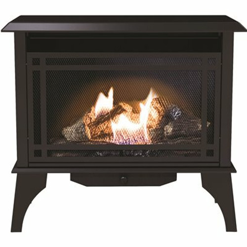 Pleasant Hearth 32 in. Intermediate 30,000 BTU Vent-Free Dual Fuel Gas Stove Pleasant Hearth 32 in. Intermediate 30,000 BTU Vent-Free Dual Fuel Gas Stove