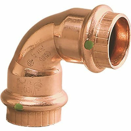 Viega ProPress 1-1/4 in. Press Copper 90-Degree Elbow Viega ProPress 1-1/4 in. Press Copper 90-Degree Elbow