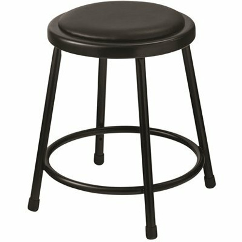 NATIONAL PUBLIC SEATING 18 IN VINYL PAD STOOL BLK NATIONAL PUBLIC SEATING 18 IN VINYL PAD STOOL BLK