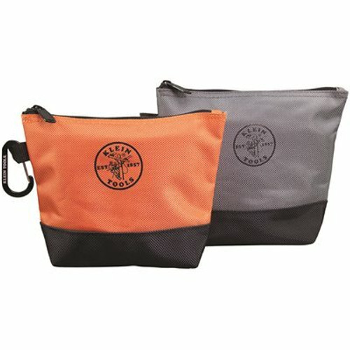 Klein Tools 9 in. Stand-Up Zipper Tool Bag (2-Pack) Klein Tools 9 in. Stand-Up Zipper Tool Bag (2-Pack)