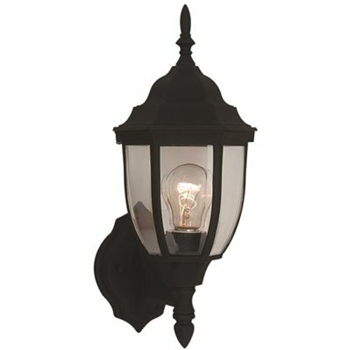 Generation Lighting Bakersville 1-Light Small Black Outdoor Wall Lantern Sconce Generation Lighting Bakersville 1-Light Small Black Outdoor Wall Lantern Sconce