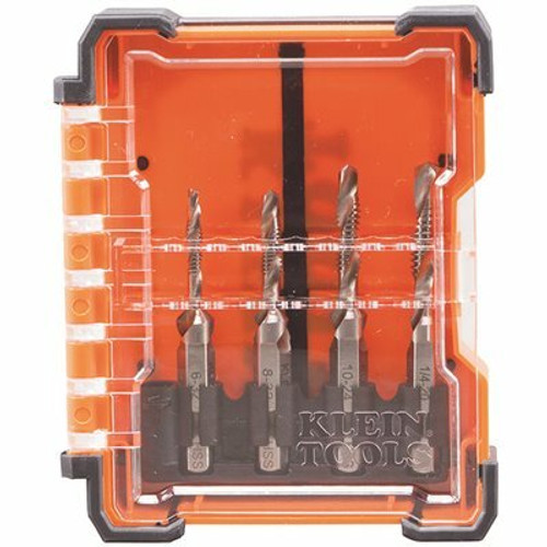Klein Tools Drill Tap Tool Set, 4 Piece Klein Tools Drill Tap Tool Set, 4 Piece