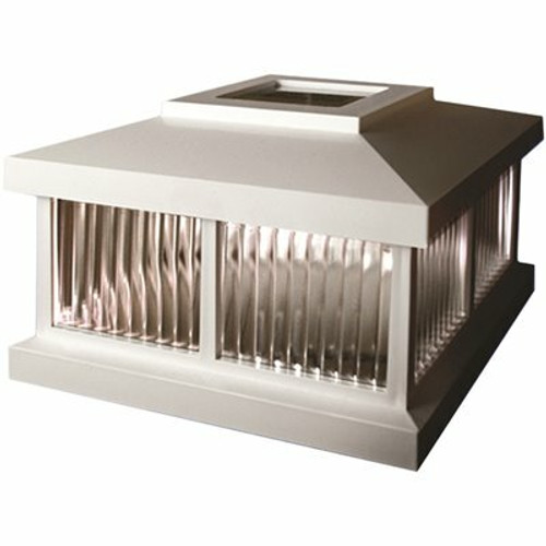 Mayne Solar Cap for Mayne Mail Posts, White