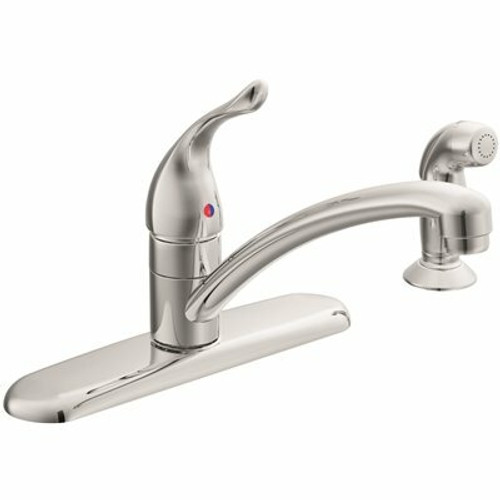 MOEN Chateau Single-Handle Fixed Kitchen Faucet with Side Sprayer in Chrome (12 PK) MOEN Chateau Single-Handle Fixed Kitchen Faucet with Side Sprayer in Chrome (12 PK)