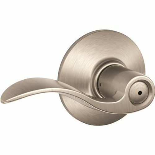 Schlage Accent Satin Nickel Bed/Bath Door Lever Schlage Accent Satin Nickel Bed/Bath Door Lever