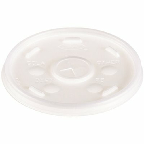 DART Straw Slotted Lid with Identification for 16-Series Cups, Translucent (1000 per Case) DART Straw Slotted Lid with Identification for 16-Series Cups, Translucent (1000 per Case)