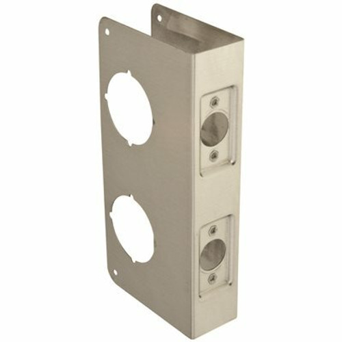 Don-Jo DON-JO WRAP-AROUND, LOCKSET AND DEADLOCK PLATE, 9 IN., SILVER, 2-3/4 IN. BACK SET Don-Jo DON-JO WRAP-AROUND, LOCKSET AND DEADLOCK PLATE, 9 IN., SILVER, 2-3/4 IN. BACK SET