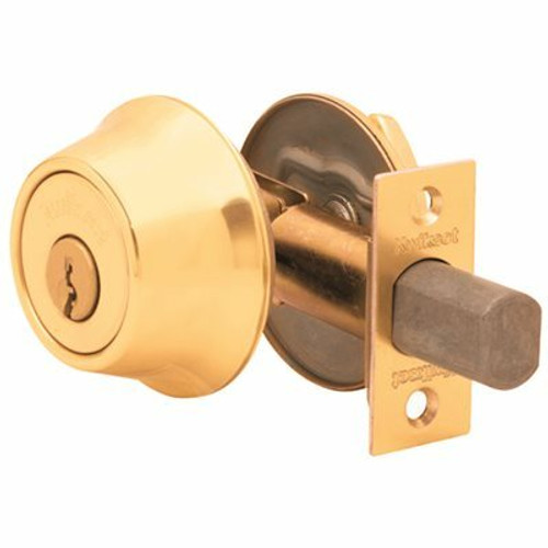 Kwikset 660 Series Antique Brass Single Cylinder Deadbolt