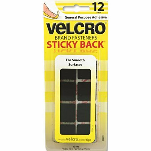 VELCRO 7/8 in. Sticky Back Squares (12-Pack)