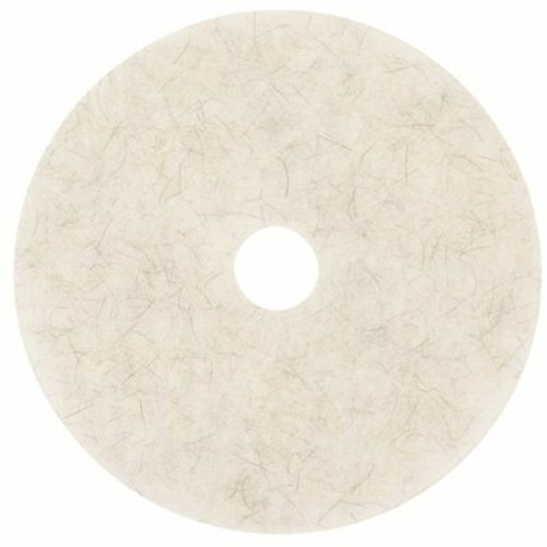 3M 20 in. Natural Blend White Floor Pad (5-Count) 3M 20 in. Natural Blend White Floor Pad (5-Count)