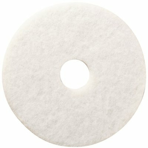 Renown 12 in. White Polishing Floor Pad (5-Count) Renown 12 in. White Polishing Floor Pad (5-Count)
