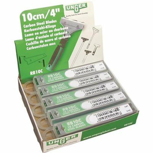 Unger 4 in. Carbon Steel Blades Replacement Scraper Unger 4 in. Carbon Steel Blades Replacement Scraper