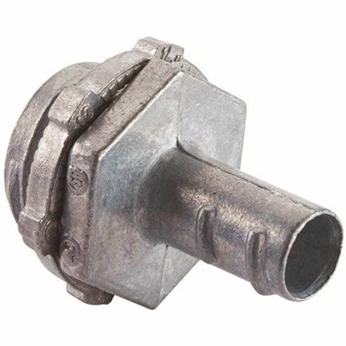 Halex 3/8 in. Flexible Metal Conduit (FMC) Screw-In Standard Fitting Connector Halex 3/8 in. Flexible Metal Conduit (FMC) Screw-In Standard Fitting Connector