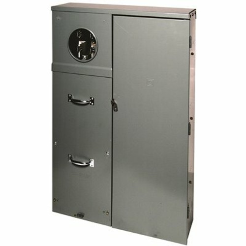 Homeline 400 Amp 30-Space 40-Circuit Outdoor Ring-Type Underground Main Breaker CSED with Class 320 Test Block Bypass