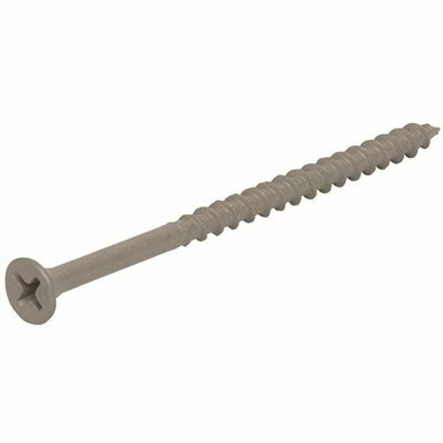 Grip-Rite #9 x 3 in. #2 Phillips Bugle Head Coarse Thread Coated Exterior Wood Deck Screws 25 lb. Box Grip-Rite #9 x 3 in. #2 Phillips Bugle Head Coarse Thread Coated Exterior Wood Deck Screws 25 lb. Box