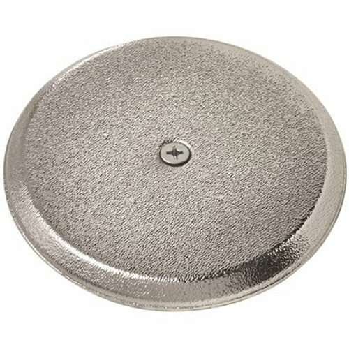 Oatey 5 in. Plastic Flat Cleanout Cover Plate in Chrome Oatey 5 in. Plastic Flat Cleanout Cover Plate in Chrome