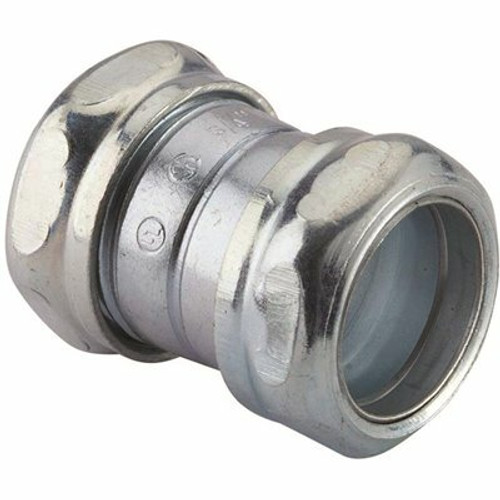 Halex 1/2 in. Electrical Metallic Tube (EMT) Compression Coupling (5-Pack) 100539410