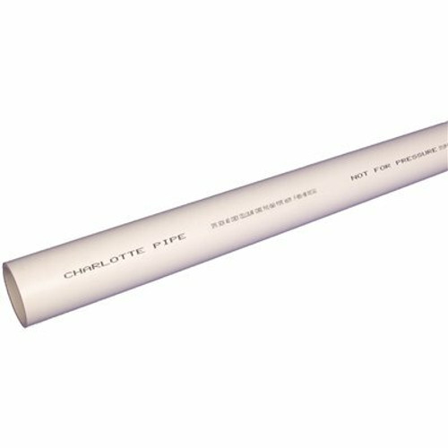 Charlotte Pipe 6 in. x 10 ft. PVC DWV Schedule 40 Foam Core Pipe