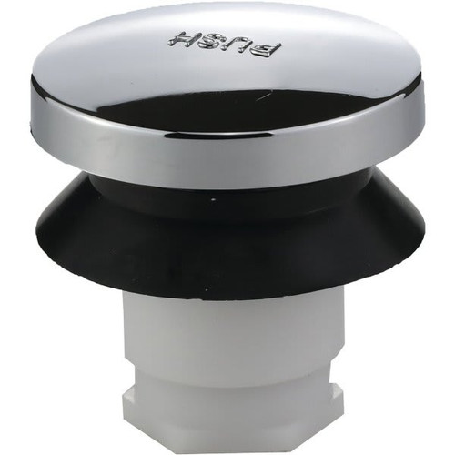Danco 2 In. Plastic Touch-Toe Bathtub Drain Stopper In Chrome