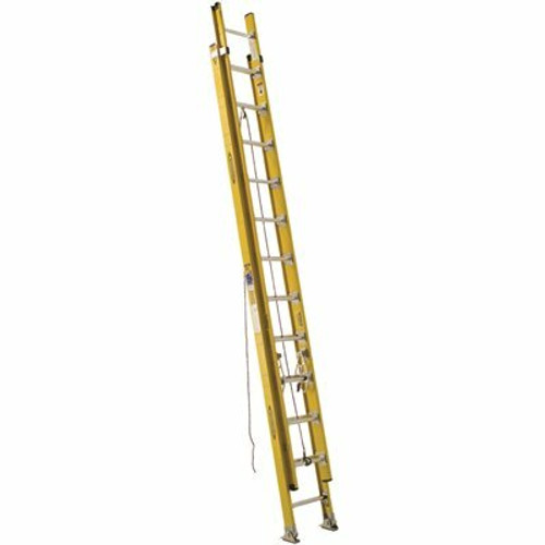 Werner 24 ft. Fiberglass D-Rung Extension Ladder with 375 lbs. Load Capacity Type IAA Duty Rating