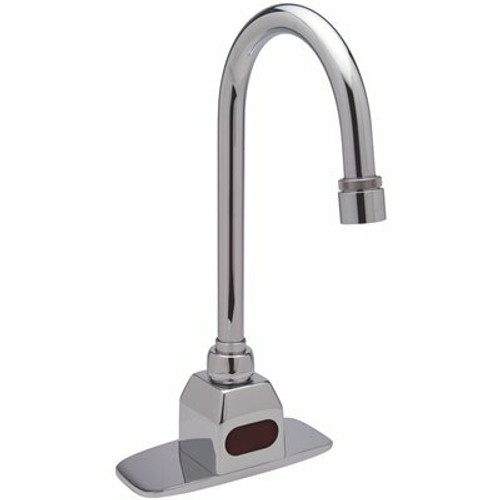 Zurn AquaSense Single Hole Gooseneck Sensor Faucet with 0.5 GPM Aerator, Chrome Zurn AquaSense Single Hole Gooseneck Sensor Faucet with 0.5 GPM Aerator, Chrome