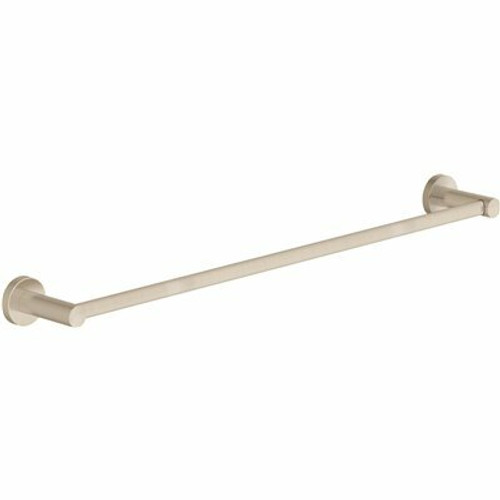 Symmons Dia 18 in. Wall Mounted Bathroom Towel Bar in Satin Nickel Symmons Dia 18 in. Wall Mounted Bathroom Towel Bar in Satin Nickel