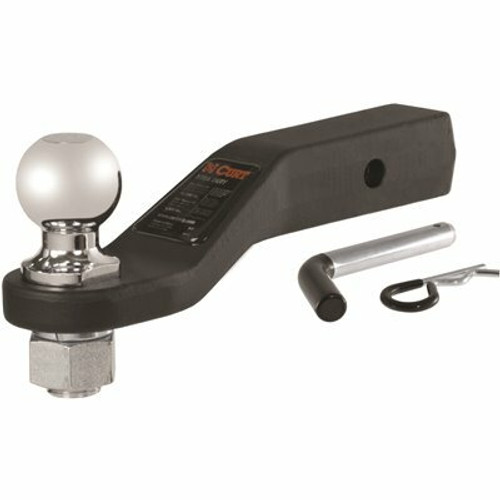 CURT 15,000 lbs. 2 in. Drop Loaded Forged Trailer Hitch Ball Mount with 2-5/16 in. Ball (2 in. Shank) CURT 15,000 lbs. 2 in. Drop Loaded Forged Trailer Hitch Ball Mount with 2-5/16 in. Ball (2 in. Shank)