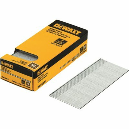 DEWALT 2 in. x 18-Gauge Metal Brad Nails (2500 per Pack) DEWALT 2 in. x 18-Gauge Metal Brad Nails (2500 per Pack)