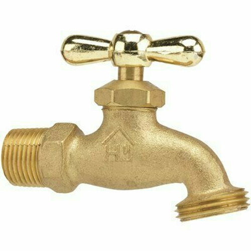 Everbilt 3/4 in. MIP x 3/4 in. MHT Brass Hose Bibb Valve